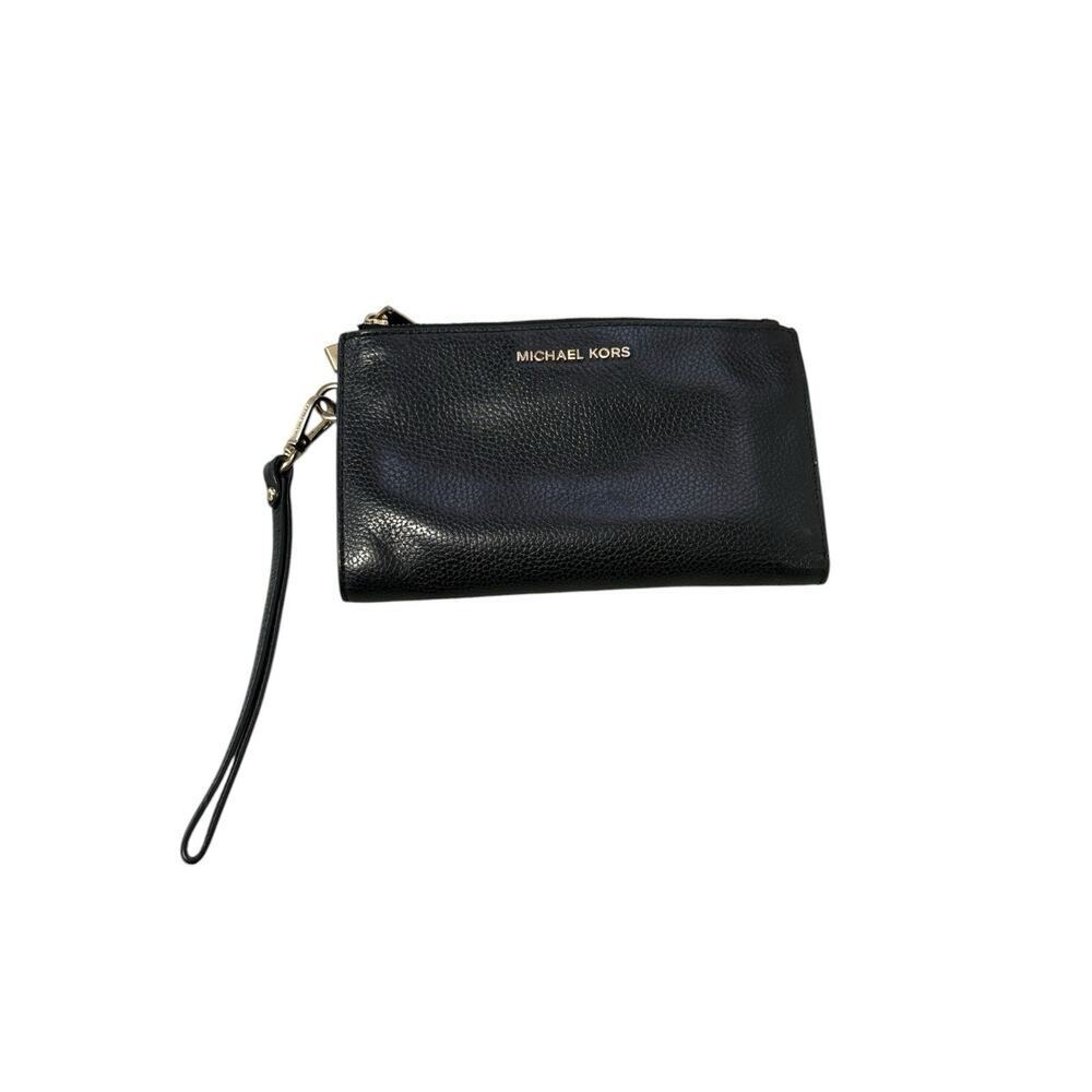 Michael‎ Kors MK Jet Set Travel Double Zip Phone Wristlet Wallet